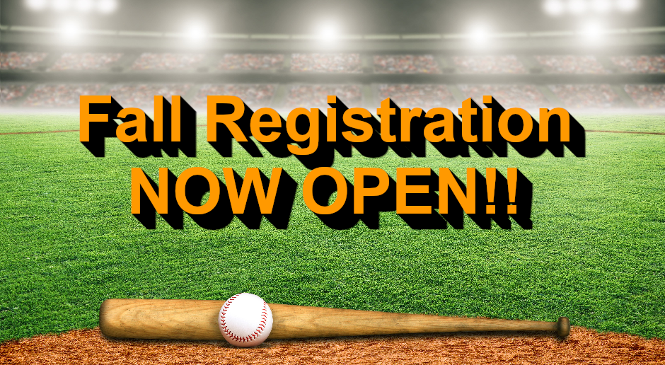 Fall Registration Open