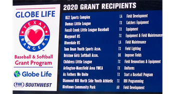 FCLL Gets Grant From the Texas Rangers